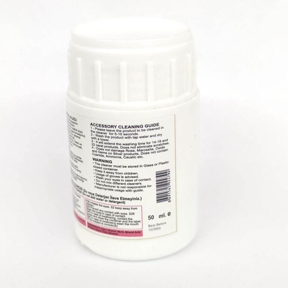 ALTIN VE GÜMÜŞ TAKI PARLATICI TEMİZLEYİCİ - GOLD AND SILVER CLENAER