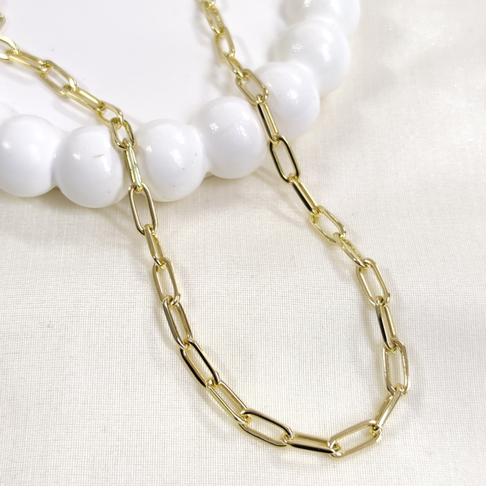 XUPING 60 CM ATAÇ MODEL 5 MM ZİNCİR KOLYE GOLD