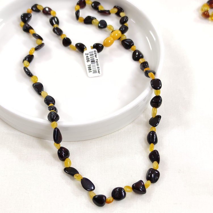 60 CM YETİŞKİN KEHRİBAR ORJİNAL DOĞAL TAŞ KOLYE