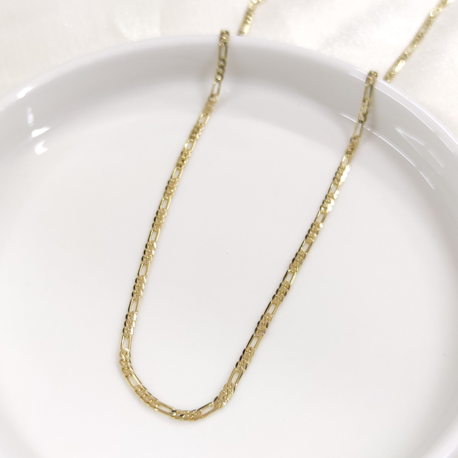 XUPING 2 MM ENİNDE FIGARO ZİNCİR KOLYE GOLD 55 CM