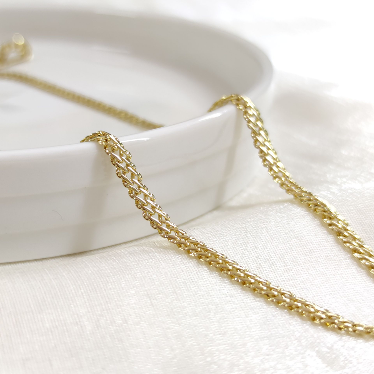 XUPING 3 MM NONNA ZİNCİR KOLYE 60 CM GOLD