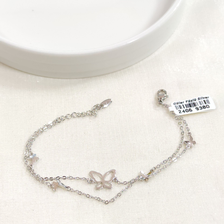 XUPING KELEBEK BİLEKLİK BEYAZ 17+3 CM