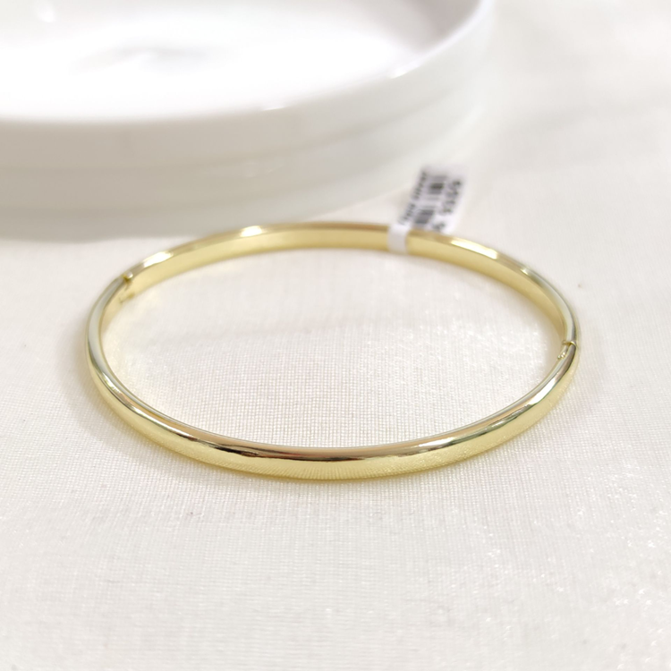 XUPING 6 CM DÜZ 4 MM KELEPÇE BİLEZİK GOLD