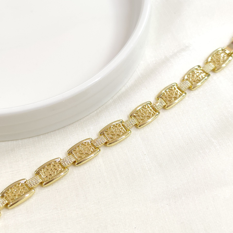 XUPING TAŞSIZ BİLEKLİK GOLD 17+2 CM