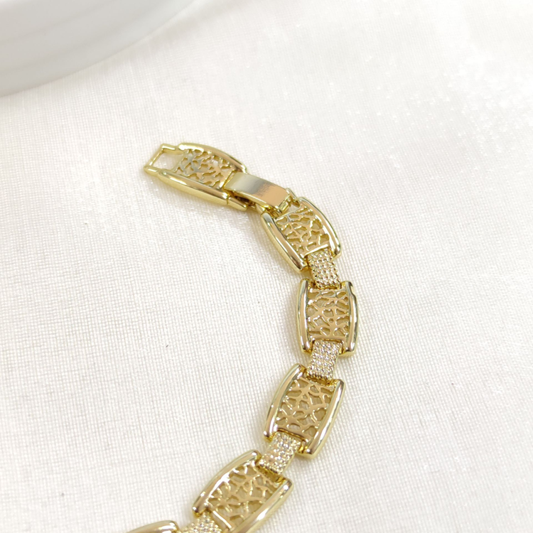 XUPING TAŞSIZ BİLEKLİK GOLD 17+2 CM