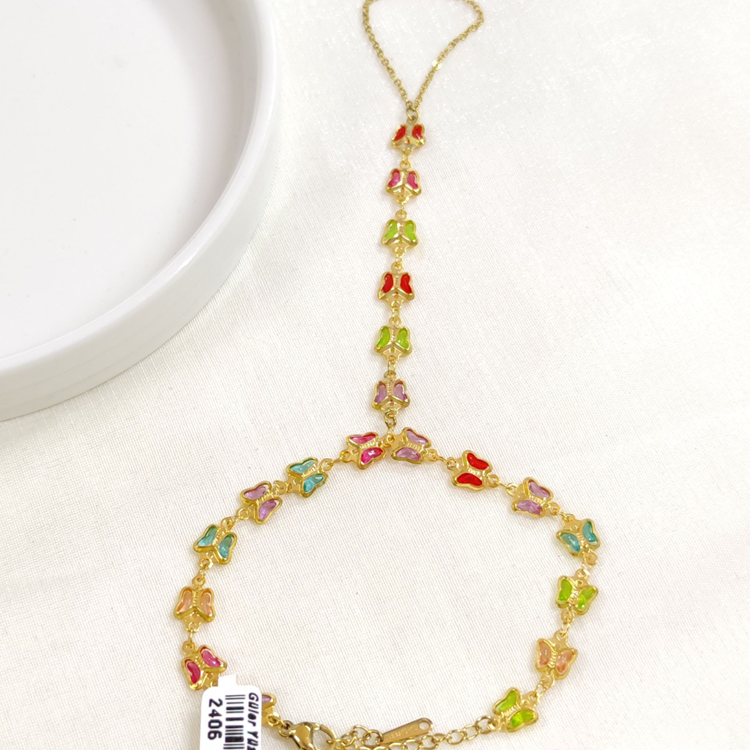 ÇELİK RENKLİ KELEBEK ŞAHMERAN GOLD