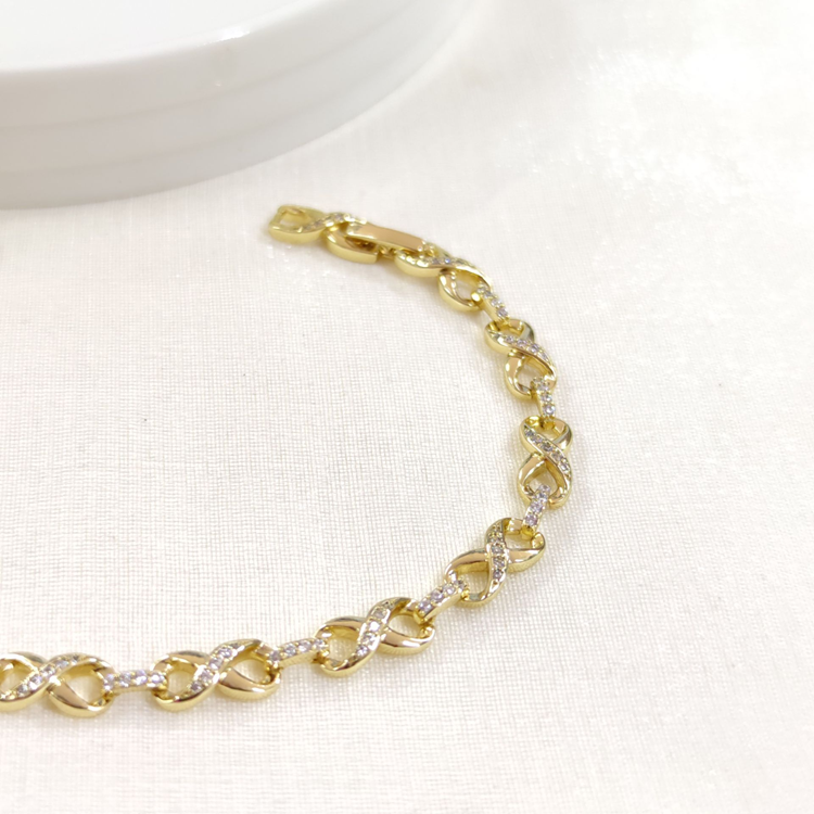 XUPING SONSUZLUK BİLEKLİK GOLD 17+2 CM