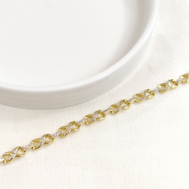 XUPING SONSUZLUK BİLEKLİK GOLD 17+2 CM