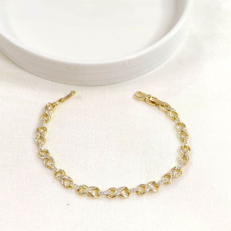 XUPING SONSUZLUK BİLEKLİK GOLD 17+2 CM