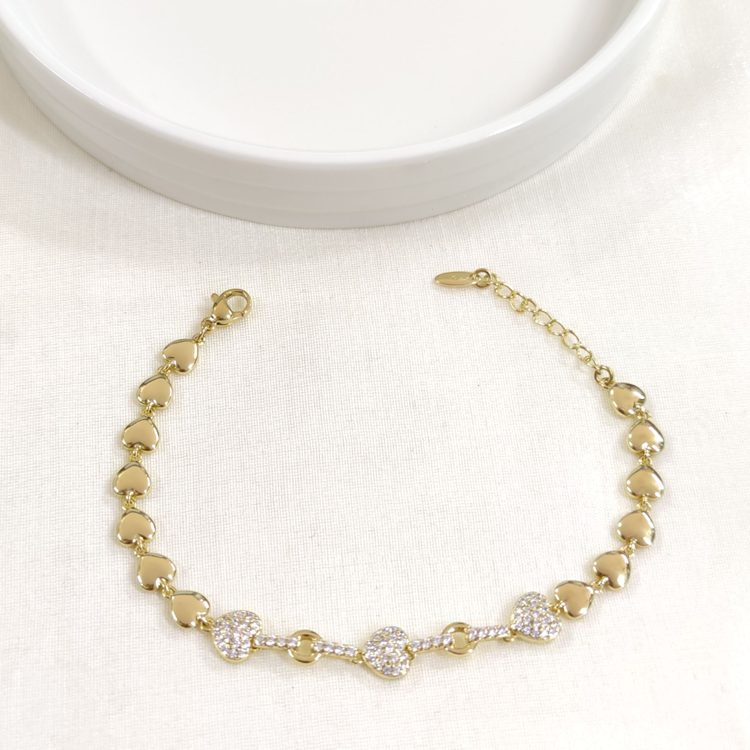 XUPING KALP BİLEKLİK GOLD 17+3 CM