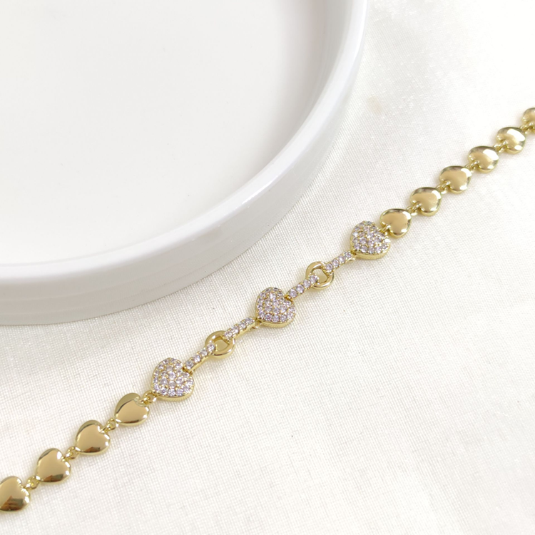 XUPING KALP BİLEKLİK GOLD 17+3 CM