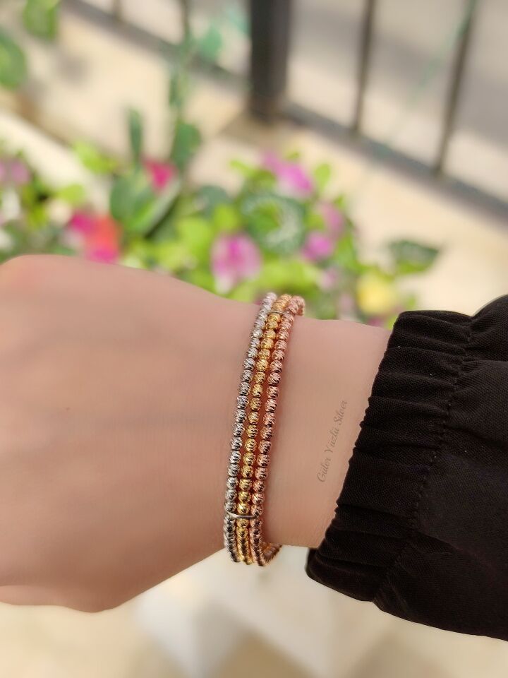 3 SIRA 3 RENK DORİCA BİLEZİK