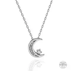 GÜMÜŞ SWAROVSKI KOLYE