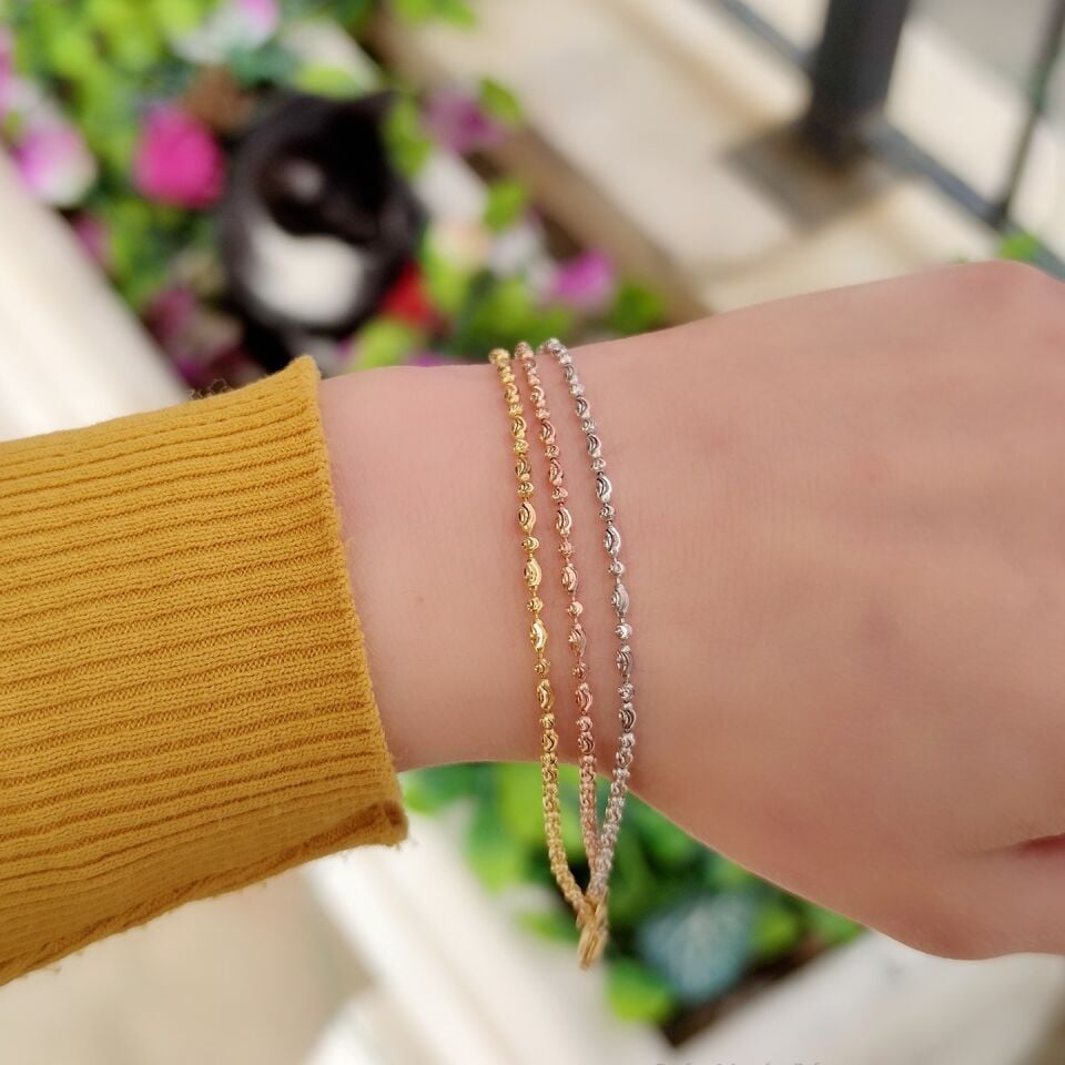 ITALY 3 SIRA 3 RENK ARPA DORİCA BİLEKLİK