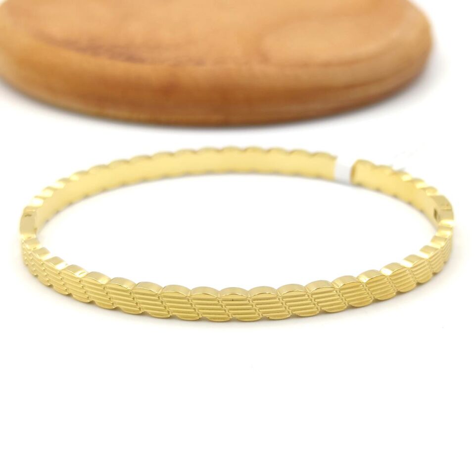 4 MM DESENLİ ÇELİK BİLEZİK KELEPÇE