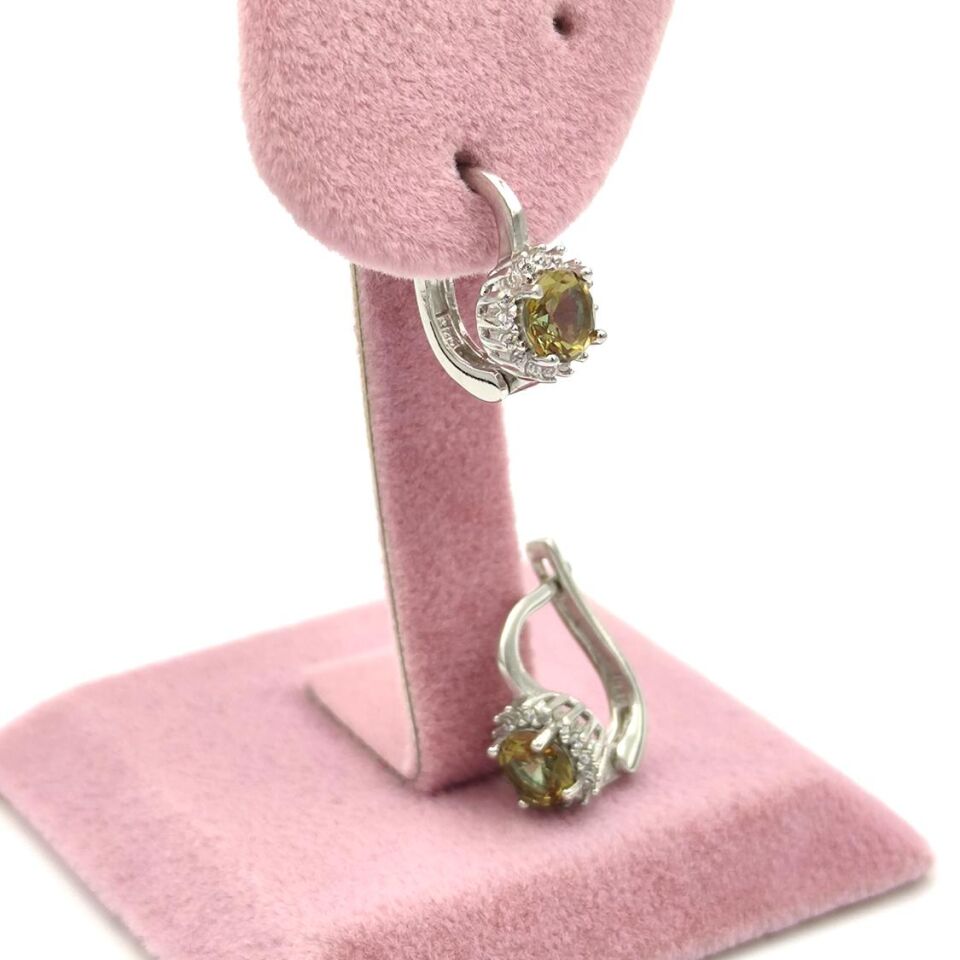 SULTANİT MİNİ YUVARLAK J GÜMÜŞ KÜPE