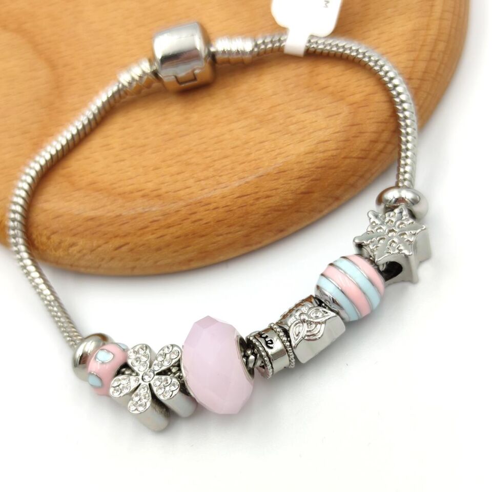 ÇİÇEKLİ HAZIR BİLEKLİK BEYAZ - STD