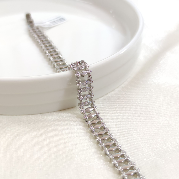 XUPING TAŞ DETAYLI BİLEKLİK GOLD 17+2 CM