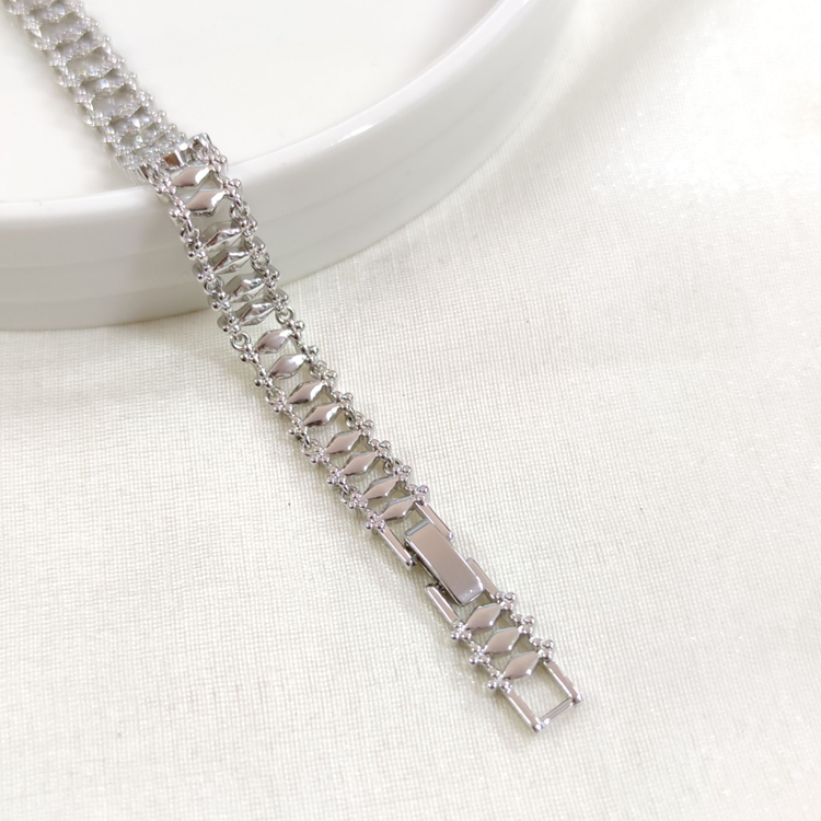 XUPING TAŞ DETAYLI BİLEKLİK GOLD 17+2 CM