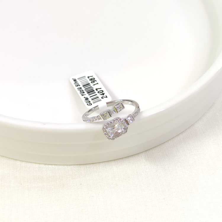 İTHAL BAGET TAŞLI GÜMÜŞ YÜZÜK