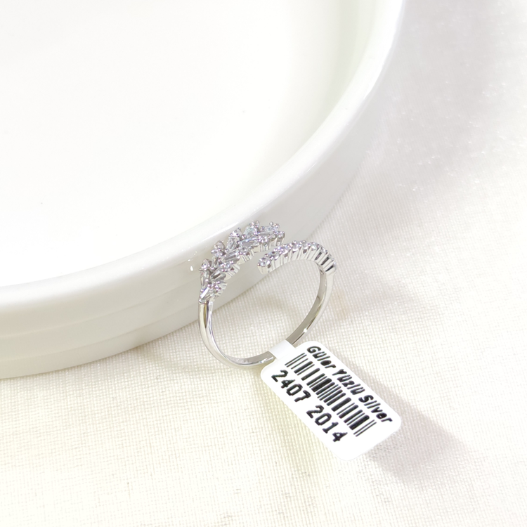 İTHAL BAŞAK BAGET TAŞLI GÜMÜŞ YÜZÜK