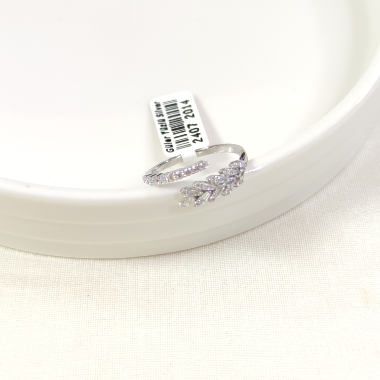 İTHAL BAŞAK BAGET TAŞLI GÜMÜŞ YÜZÜK