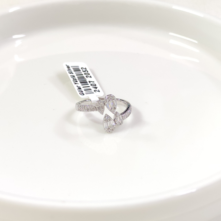 İTHAL DAMLA BAGET GÜMÜŞ YÜZÜK