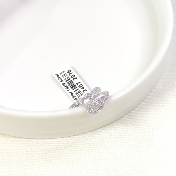 İTHAL OVAL BAGET GÜMÜŞ YÜZÜK