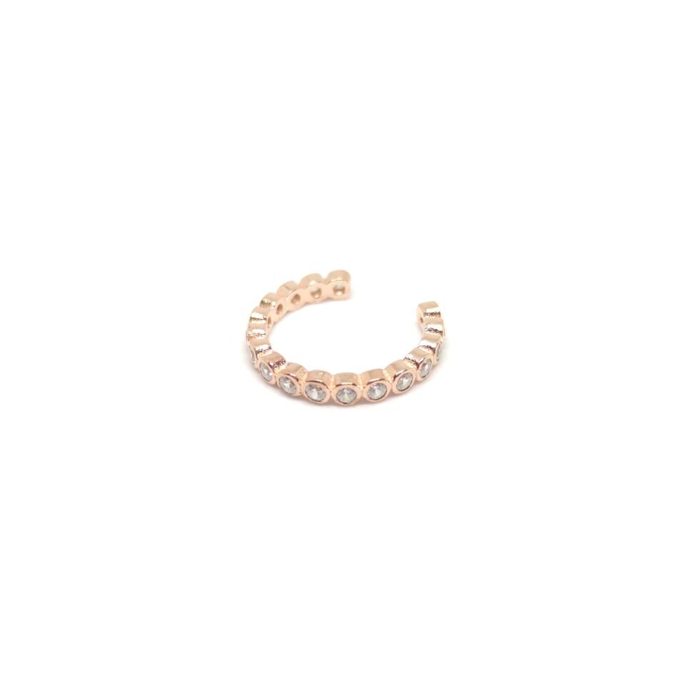 İTHAL EARCUFF KIKIRDAK GÜMÜŞ KÜPE TEK