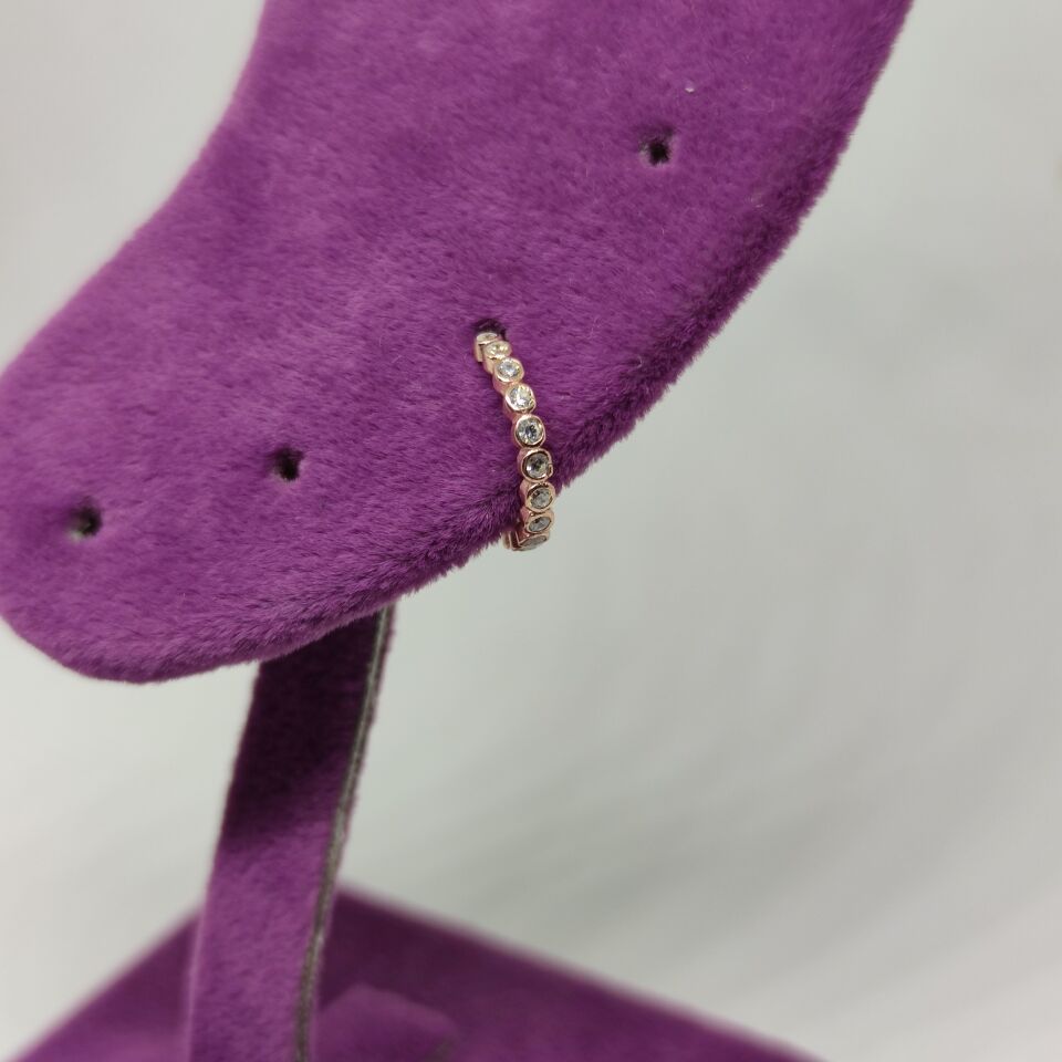 İTHAL EARCUFF KIKIRDAK GÜMÜŞ KÜPE TEK