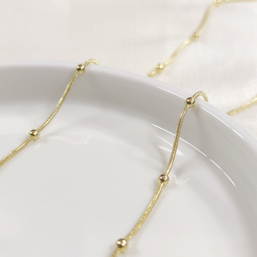 XUPING TOP TOP YILAN ZİNCİR KOLYE GOLD 50 CM