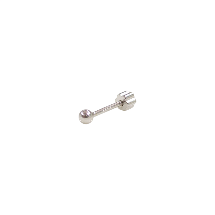 2 MM TOP GÜMÜŞ TRAGUS PIERCING