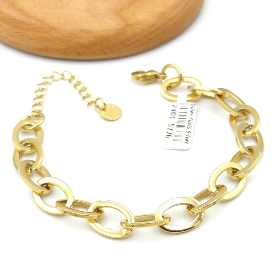 ÇELİK OVAL ZİNCİR BİLEKLİK