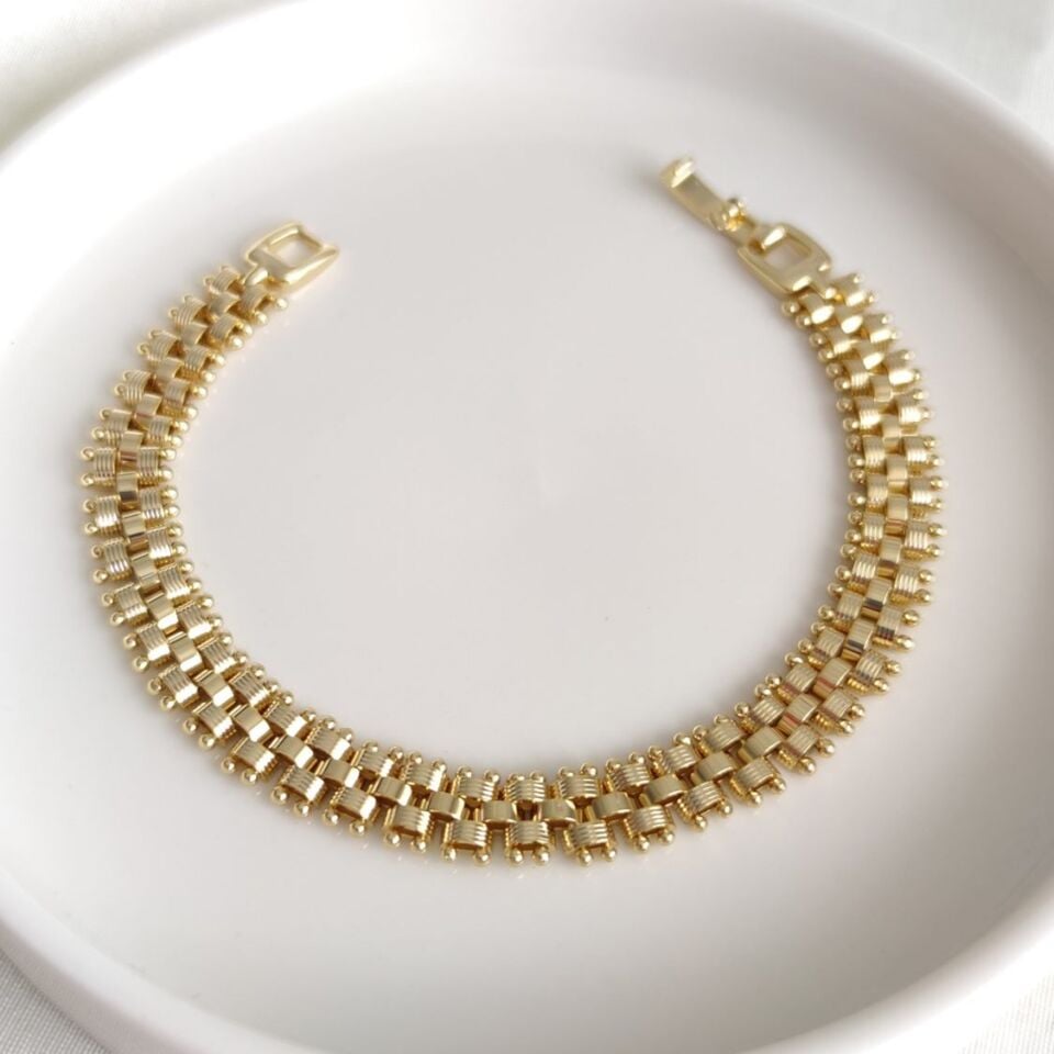 XUPING KORDON GOLD BİLEKLİK 21 CM