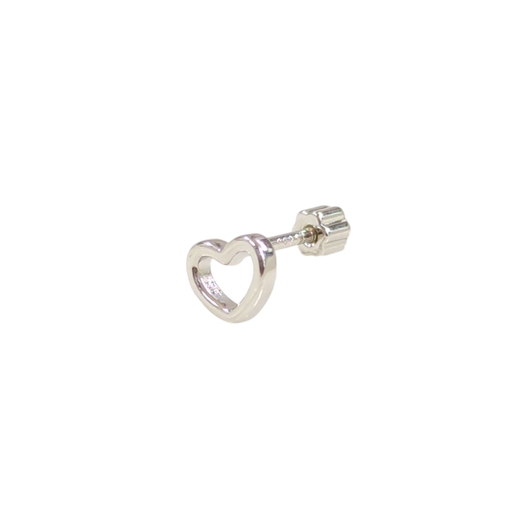 BOŞ KALP GÜMÜŞ TRAGUS PIERCING
