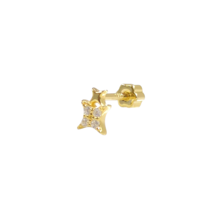 IŞILTI GÜMÜŞ TRAGUS PIERCING