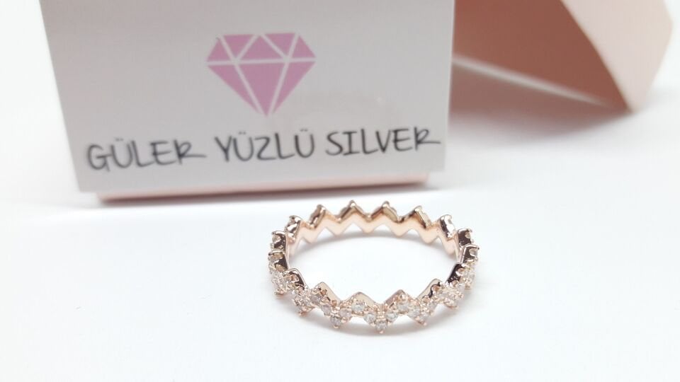 İTHAL ZİKZAK TAMTUR GÜMÜŞ YÜZÜK