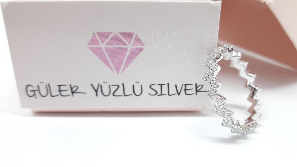 İTHAL ZİKZAK TAMTUR GÜMÜŞ YÜZÜK
