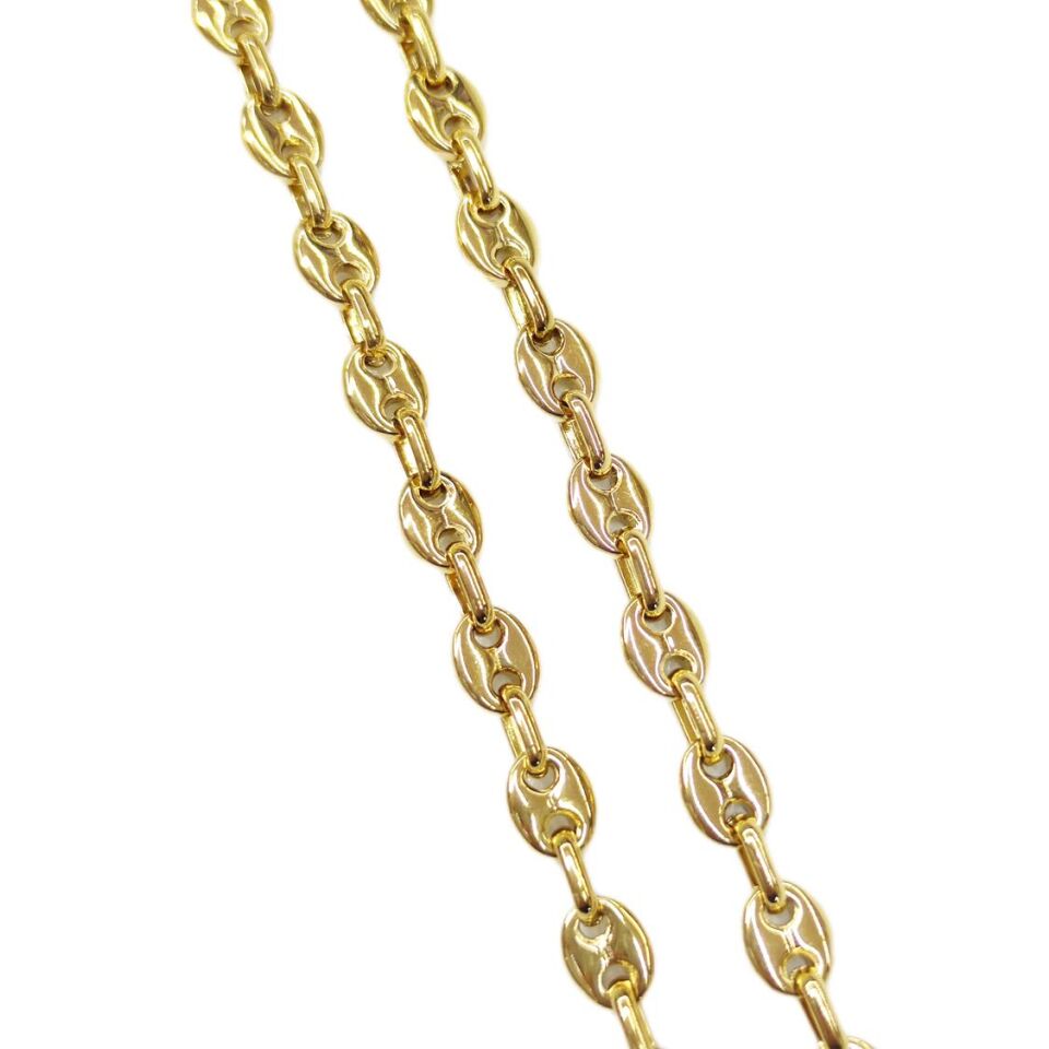 ÇELİK GEMİCİ ZİNCİR GOLD KOLYE
