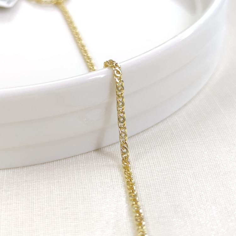 XUPING 2 MM İNCE KAPLAN GÖZÜ ZİNCİR 45 CM KOLYE GOLD
