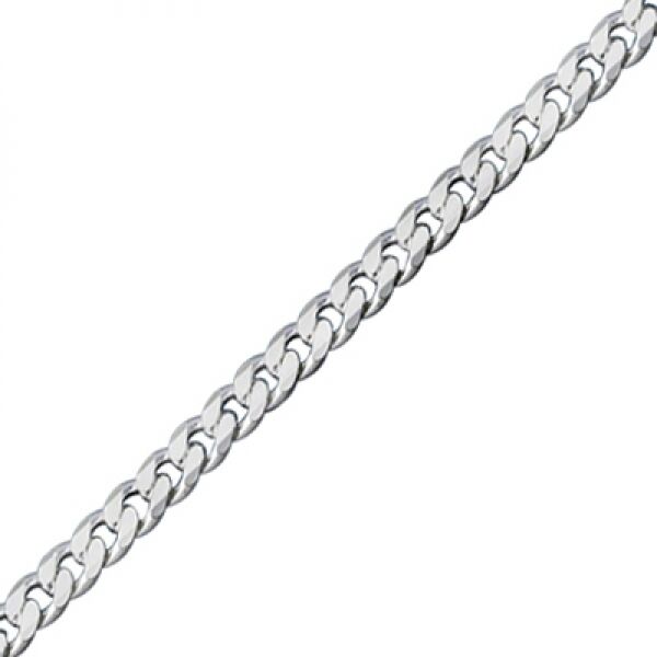 80 MİKRON GURMET ZİNCİR GÜMÜŞ KOLYE 50 CM
