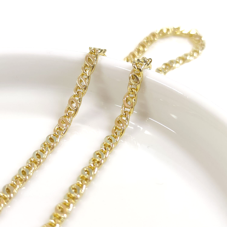 XUPING 4 MM KAPLAN GÖZÜ ZİNCİR 60 CM KOLYE GOLD