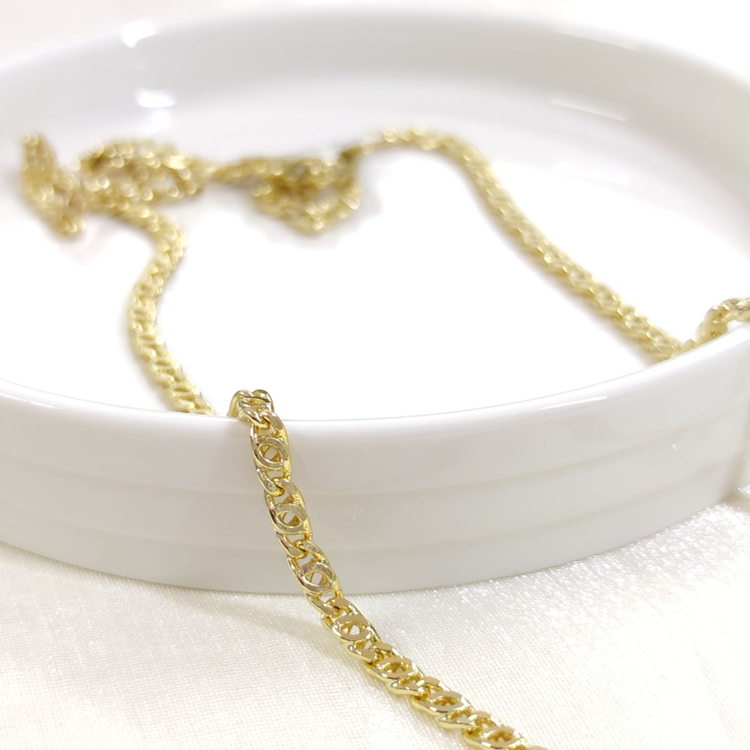 XUPING 4 MM KAPLAN GÖZÜ ZİNCİR 60 CM KOLYE GOLD