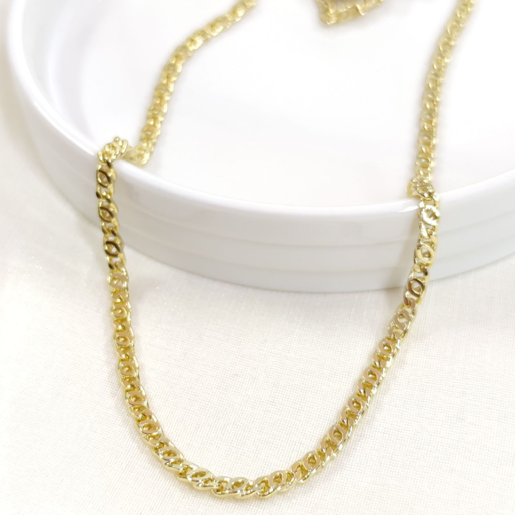 XUPING 4 MM KAPLAN GÖZÜ ZİNCİR 60 CM KOLYE GOLD