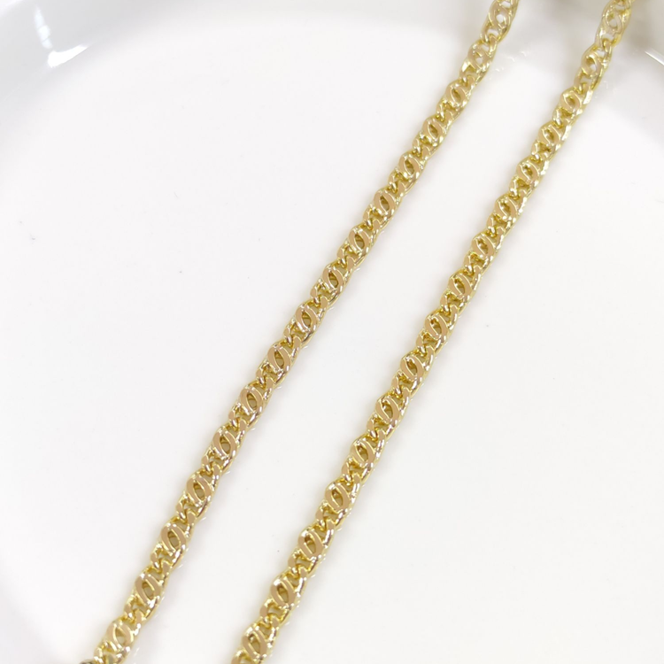 XUPING 4 MM KAPLAN GÖZÜ ZİNCİR 60 CM KOLYE GOLD