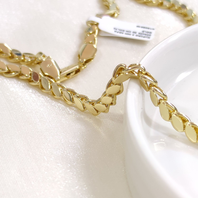XUPING 5 MM ARPA  ZİNCİR 50 CM KOLYE GOLD