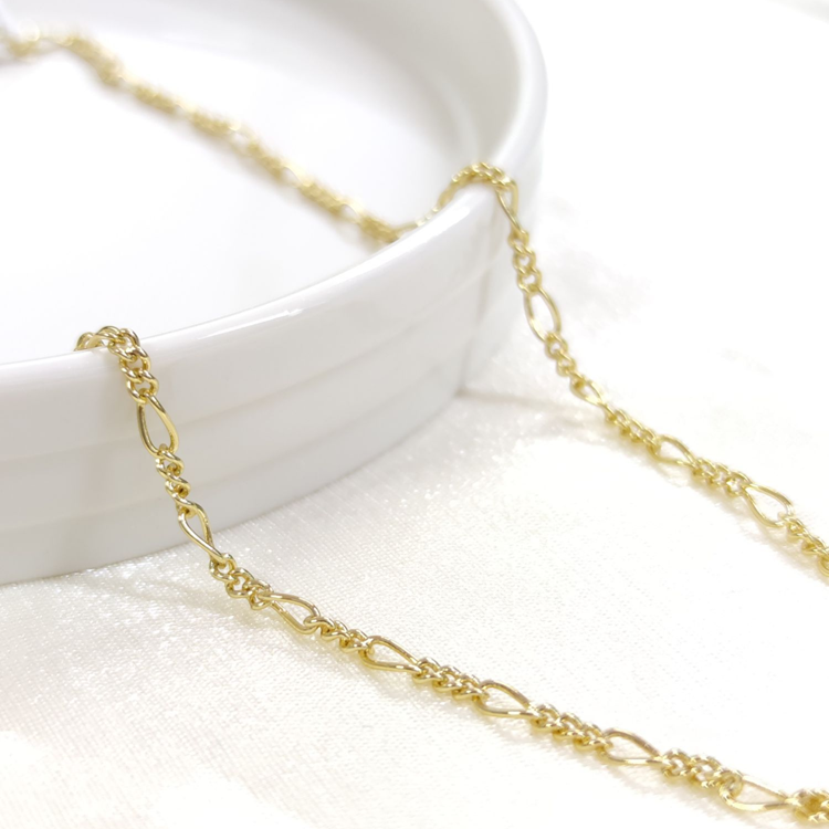 XUPING 2,5 MM FİGARO ZİNCİR 45 CM KOLYE GOLD