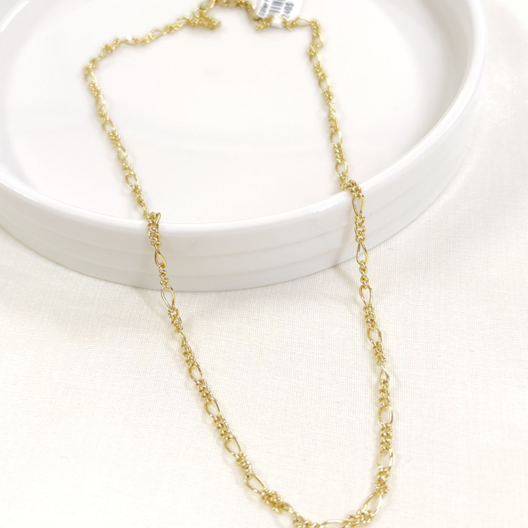 XUPING 2,5 MM FİGARO ZİNCİR 45 CM KOLYE GOLD