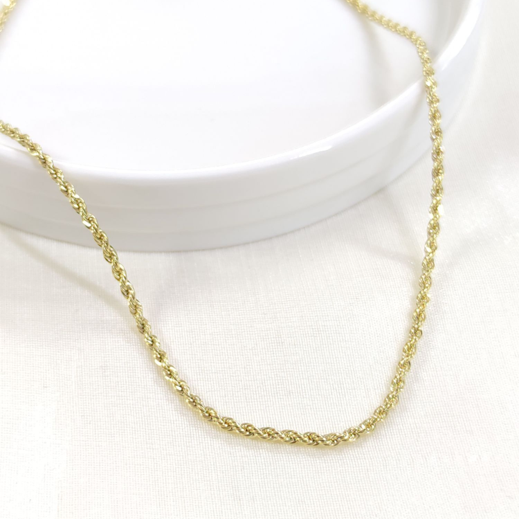 XUPING 2 MM BURGU HALAT ZİNCİR 60 CM KOLYE GOLD