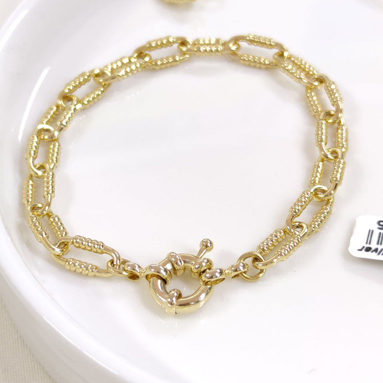 XUPING 5 MM DETAYLI ATAÇ 45 CM - 19 CM KOLYE BİLEKLİK SET GOLD